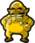 The Wario Gold Statue from Wario World