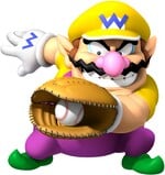 Artwork of Wario from Mario Super Sluggers