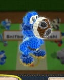 Snifberg the Yoshi, from Yoshi's Woolly World.