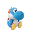 Light-Blue Yarn Yoshi, for use with Yoshi's Woolly World.