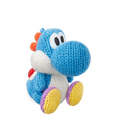 Light-Blue Yarn Yoshi, for use with Yoshi's Woolly World.