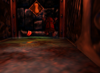 A red Banana Bunch in Creepy Castle.