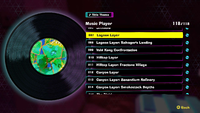 The disc for the song "Lagoon Layer" in Donkey Kong Bananza
