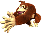 Donkey Kong performs a Clap in Donkey Kong Jungle Beat.