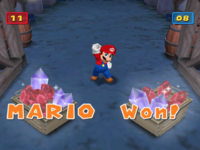 A minigame ending from Mario Party 7