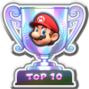 Top 10 badge