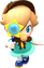 Baby Rosalina (Detective)'s in-game artwork from Mario Kart Tour