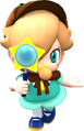 Baby Rosalina (Detective)'s in-game artwork from Mario Kart Tour