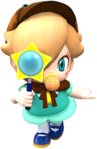 Baby Rosalina (Detective)'s in-game artwork from Mario Kart Tour