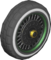 The Block_BlackGreenWheel tires from Mario Kart Tour