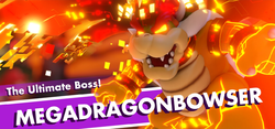 MegaDragonBowser splash screen from Mario + Rabbids Kingdom Battle