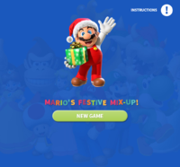 Mario's Festive Mix-up! title screen.png