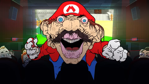 Mario in MeatCanyon's "POV: The Mario Movie" animation