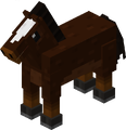 Dark Brown Horse (Super Mario Mash-Up Pack, old model)