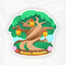 A sticker in Mario Kart World
