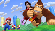 Donkey Kong kidnapping Pauline