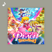 Cover image for the Top tracks playlist from Princess Peach: Showtime! on Nintendo Music