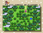 The image for "Forest of Illusion (Map Screen)" from Super Mario World on Nintendo Music.