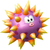 Model of a Big Urchin from New Super Mario Bros. U.