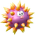 Model of a Big Urchin from New Super Mario Bros. U.