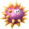 Model of a Big Urchin from New Super Mario Bros. U.