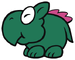 Dino Rhino sprite from Paper Mario: Color Splash