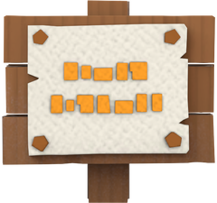 Sign - Super Mario Wiki, the Mario encyclopedia