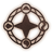 A deactivated Diamond Magic Circle from Paper Mario: The Origami King.