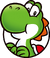 Yoshi icon usable as a decoration in the Nintendo Fan Card Creator (also used as a profile icon for the Nintendo Switch since version 20.0.0)
