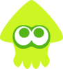 Inkling icon sticker for the Splatoon 2 trophy in the Trophy Creator application