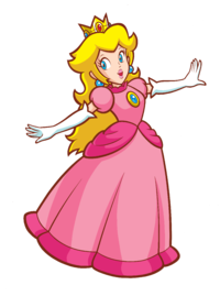Princess Peach from Super Princess Peach.