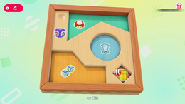 The minigame Roll with It from Super Mario Party Jamboree