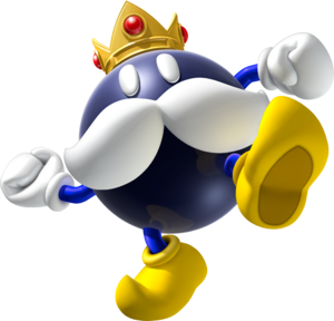Artwork of King Bob-omb in Super Mario Party.