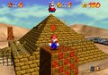 Mario in Shifting Sand Land