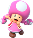 Artwork of Toadette for Mario Party 10 (reused for Super Mario Run, Mario Party: The Top 100, Mario Kart Tour, Mario & Sonic at the Olympic Games Tokyo 2020, and Super Mario Party Jamboree)