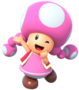 Artwork of Toadette in Mario Party 10 (also used in Super Mario Run, Mario Party: The Top 100, Mario Kart Tour and Mario & Sonic at the Olympic Games Tokyo 2020)