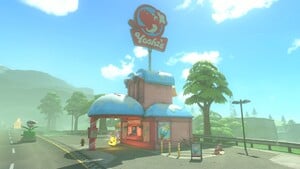 A Yoshi's location in Mario Kart World