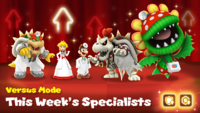 Tenth week's specialists