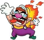 Artwork of Flaming Wario from Wario Land 4