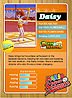 Level 1 Daisy card from the Mario Super Sluggers card game
