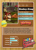 Level 1 Donkey Kong card from the Mario Super Sluggers card game