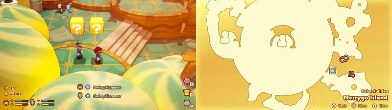 ? blocks 7-8 in Merrygo Island from Mario & Luigi: Brothership