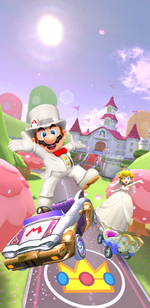 The Wedding Tour from Mario Kart Tour