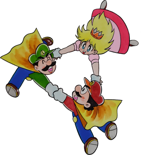 File:Mario team SMW KC Mario.png