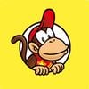 Diddy Kong card from Mushroom Kingdom Memory Match-Up