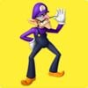 Waluigi card from Online Super Mario Memory Match-Up Game