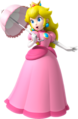 Princess Peach with her parasol