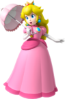 Princess Peach with her Parasol.