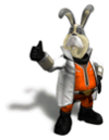 A Sticker Peppy Hare (Star Fox: Assault) in Super Smash Bros. Brawl.