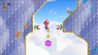 The first 10-flower coin in Badge Challenge Parachute Cap II in Super Mario Bros. Wonder